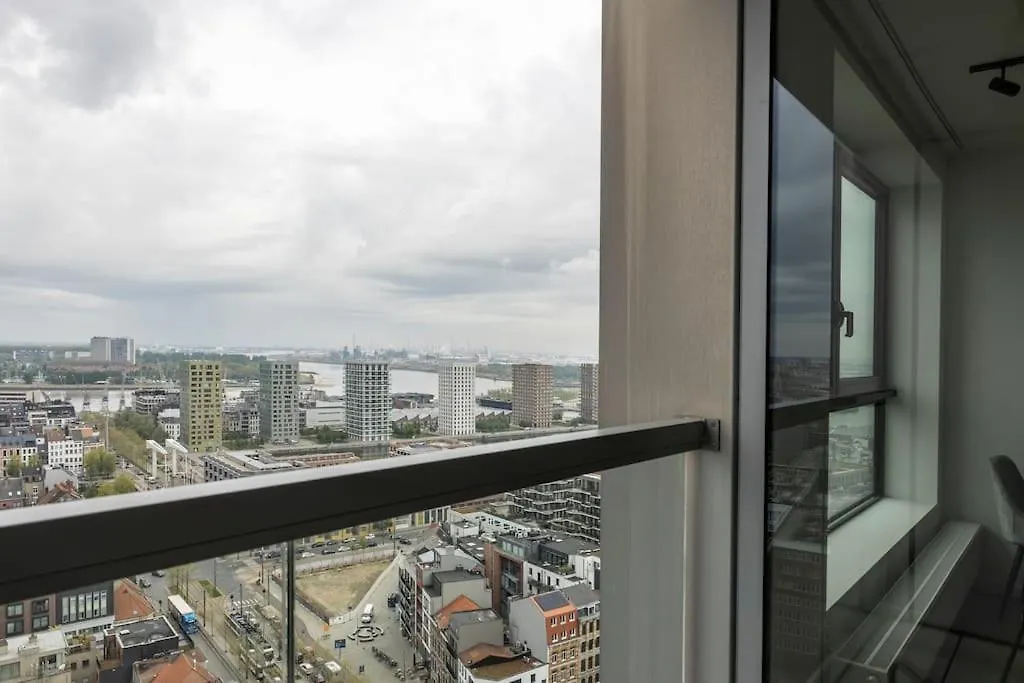 Uniek Appartement -Zicht Schelde Антверпен Апартаменты